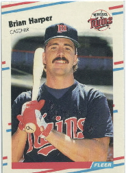 1988 Fleer Update Baseball Cards       042      Brian Harper